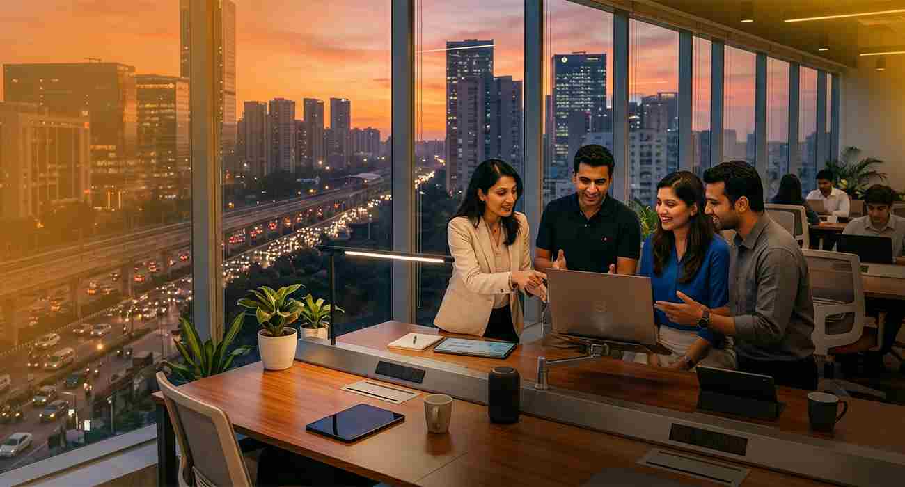 HRMS software in Noida dashboard showing attendance, payroll and leave management