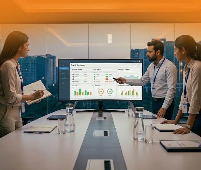 Attendance and leave management dashboard in ShurtHRMS